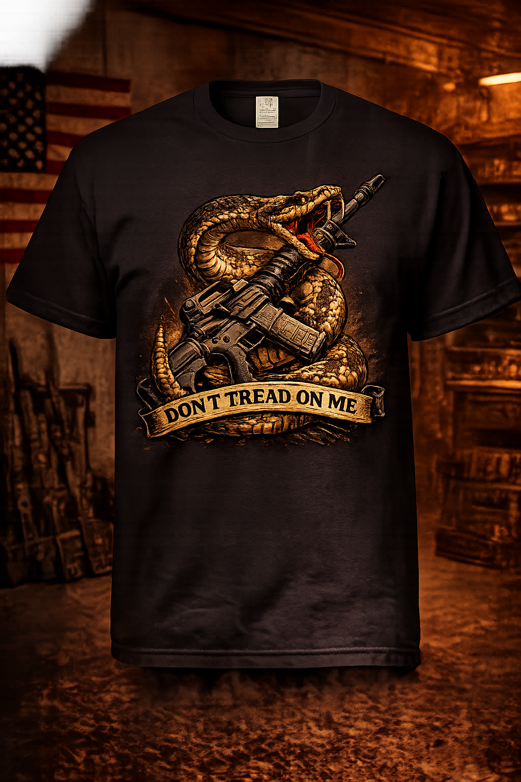 Don't Tread On Me Patriotic 2A Freedom T-Shirt