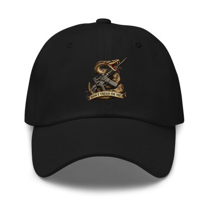 Show your support for liberty with the Don't Tread On Me Hat. Patriotic 2A headwear inspired by the Gadsden Flag and built for responsible gun owners, range days, and everyday wear.