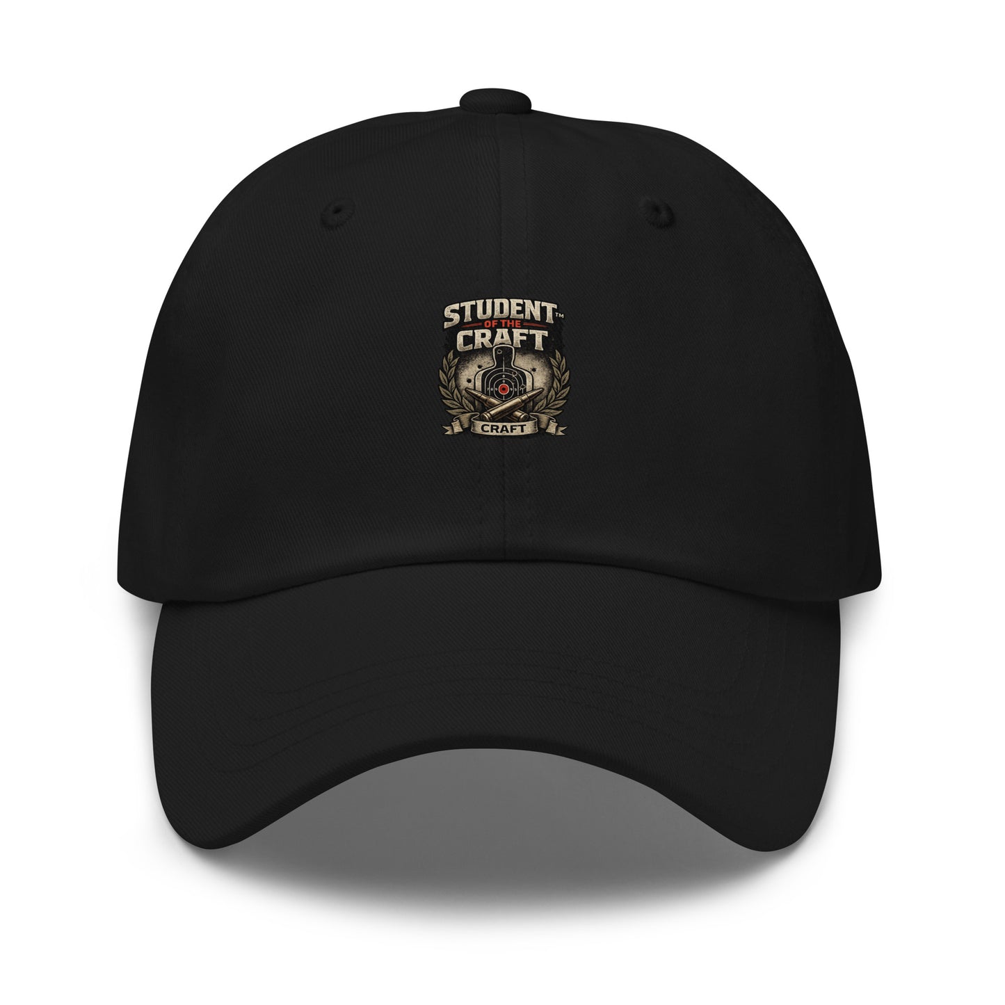 Built for shooters who never stop learning. The Student of the Craft™ Hat is premium range-day headwear inspired by firearms training, marksmanship, and the pursuit of mastery.