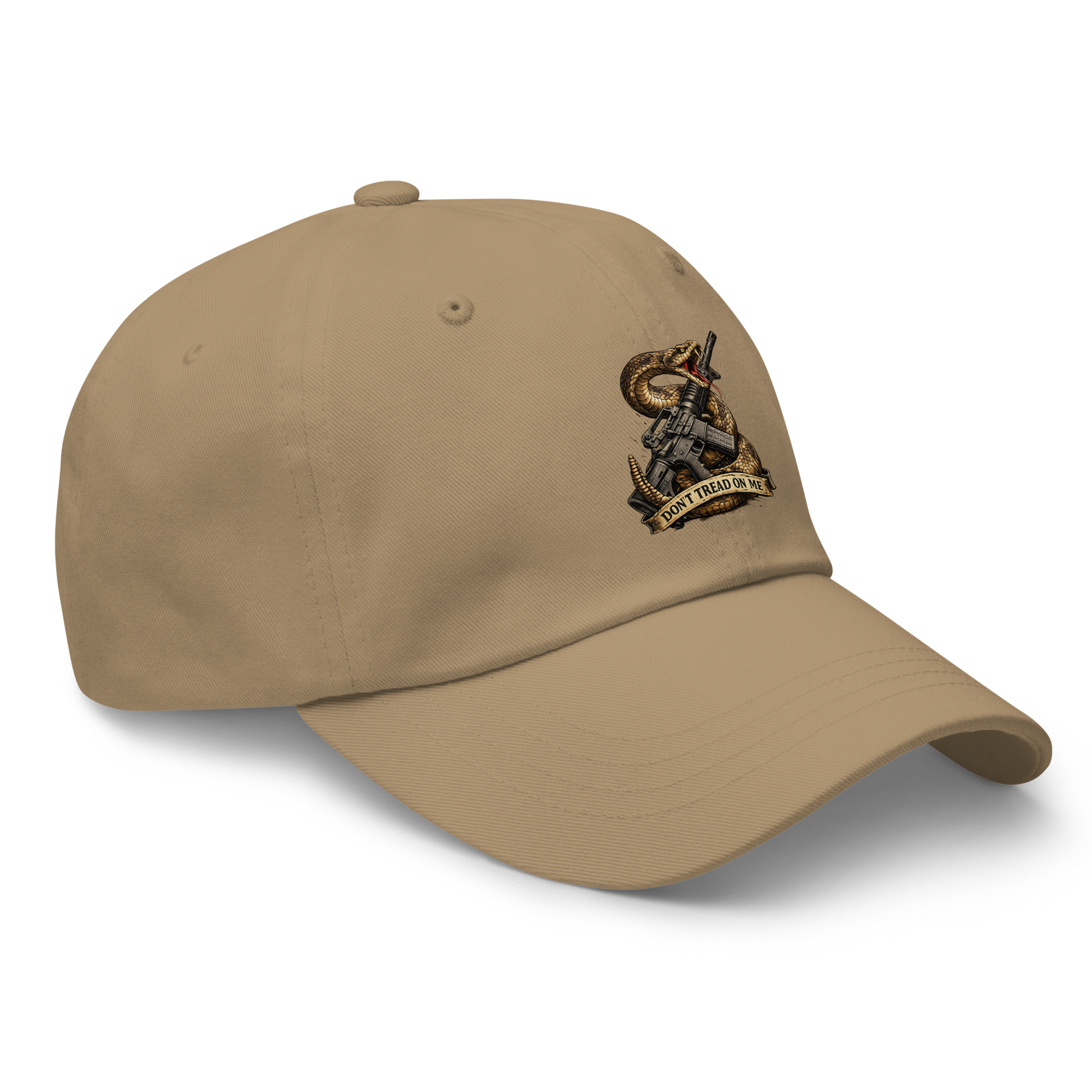 Show your support for liberty with the Don't Tread On Me Hat. Patriotic 2A headwear inspired by the Gadsden Flag and built for responsible gun owners, range days, and everyday wear.